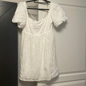 Brand new with tags princess Polly white mini dress size 6